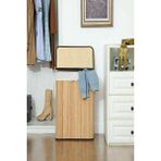 Mediterian Katlanabilir Bambu Sepet, Şık ve Hafif, Pembe, 50-99 L - Acorn
