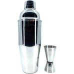 Mediterian Kokteyl Shaker Seti 700 ml Paslanmaz Çelik, 2 Parça - Gri