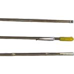 Mediterian Krom 75 Lik Pasolu Zıpkın Şiş, 110 cm, Hafif ve , Bej renk, KZ menşei - Beyaz - Seçenek 1 - 0 - 3 Yaş