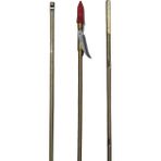 Mediterian Krom pasolu 75'lik zıpkın şiş, 100 cm, siyah renk - Beyaz - Seçenek 1 - 10 Yaş