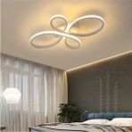 Mediterian Liya Lalezar Model Beyaz Kasa Beyaz Işık Ledli Modern Aydınlatmalı Avize LED Aydınatmalı Avize - 1 - Ahşap