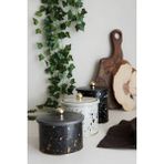 Mediterian Modern yuvarlak kutu seti, metal malzeme, kahverengi, 3 parça, şık tasarım
