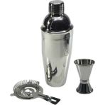 Mediterian Paslanmaz çelik 750 ml profesyonel kokteyl shaker seti, şık ve dayanıklı tasarım - Altın