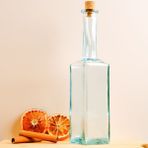 Mediterian Renkli 500 cc Yağ Şişesi, dayanıklı ve kullanışlı, beyaz renk, 1 parça - Ahşap - 500 ml