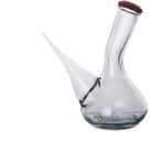 Mediterian Şeffaf 0.25L Hafif ve Pratik Yağ Şişesi Beyaz Renk - Ahşap - 1 lt