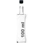 Mediterian Şeffaf Piramit Sosluk, Siyah Kilitli Kapak, Kavisli Cam Şişe, 750 ml, 1 Parça - 100 ml