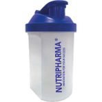 Mediterian Şeffaf ve şık 500 ml plastik shaker, sağlıklı içecekler için ideal tasarım - Bakır