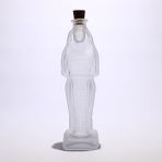 Mediterian Şık Mat Dekoratif Şişe 240 ml, Zeytinyağı, Yağdanlık, Sosluk, Sirkelik, Bordo Renk - Ahşap - 1 lt