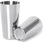 Mediterian Şık ve dayanıklı 750/550 ml kokteyl shaker seti, kolay kullanımlı tasarım - Altın