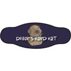 Mediterian Siyah Neopren Maske Arkalığı Dıver's Hard Hat, dayanıklı ve rahat kullanım sağlar - Seçenek 1 - 10 Yaş - Beyaz