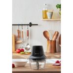 Mediterian Siyah Robochop 2108H Doğrayıcı Rondo Siyah Gri Plastik 2 Yıl 500+ ml Cam 220 - 240 V 0 - 500 Watt C - Almond