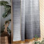 Mediterian Yumuşak ve hafif gri tek kişilik battaniye, rahat uyku için ideal, pamuk polyester malzeme