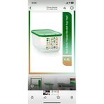 mediterra Tuperware sera 4.4lt yesillik saklama kabi