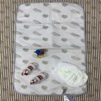 meditroia Bebek Alt Açma Minderi Bakım Pedi Örtüsü Sıvı Geçmez... Açık Gri