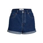Medium Blue Denim Kadın Şort JXHAZEL MINI SHORTS HW DENIM DNM SN
