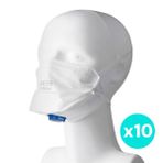 Medizer FFP2 Ventilli 10 Adet N95 Maske