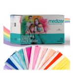 Medizer Full Ultrasonik Cerrahi Ağız Maskesi 3 Katlı 50 Adet - Burun Telli - Color Serisi