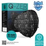 Medizer Qzer FFP2 40'lı N95 Siyah Maske
