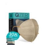 Medizer Qzer Krem Renk 5 Katmanlı Ffp2 N95 Maske - 30 Adet