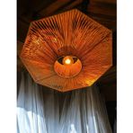 Medizin Yıldız Hasır Avize 80X80Cm Bohem Avize Jüt Avize Oda Mutfak Salon Avize Restoran Kafe Avize