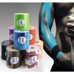 Medlon Kinesio Tape Kinesio Ağrı Sporcu Bandı - Sporcu Bandı - Siyah 5m x 5cm - Kırmızı - NS