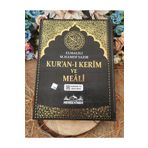 Medrese Kitab Evi Kuranı Kerim Türkçe Meali Cami Boy 25x34 Mealli Kuran Siyah Telefonda Sesli Dinleme Diyanet Mühürlü
