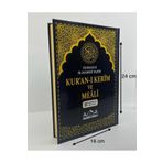 Medrese Yayınları Kuranı Kerim Türkçe Meali Orta Boy 16x24 Mealli Kuran Siyah Telefonda Sesli Dinleme Diyanet Mühürlü