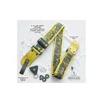 MEDUSA MEXICAN MODEL ELEKTRO GİTAR ASKISI (TÜM GİTARLARLA UYUMLUDUR) PENA KILIFI STRAP LOCK HEADSTOCK TIE