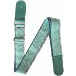 Medusa Minty Green Deri Uçlu Gitar Askısı
