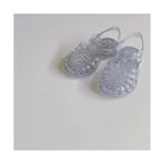 Meduse Sun Çocuk Sandalet Argent Paillette Erkek Çocuk İçin Konforlu ve Şık No: 28-34 - Gümüş
