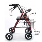 Medwelt 8026 Yürüteç (Walker) Rolatör