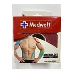 MEDWELT Ağrı Bantları Kinezyo Bant Kırmızı 5cm*5m