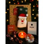 Medy Store Yeni Yıla Özel Erkekler Için Hediye Paketi -Avon Musk Rain Parfüm, Parfümlü Noel Baba Çorabı, Kokulu Mum, Çikolata ve Mutlu Yıllar Kartı