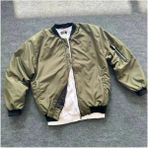 Meecy Unisex Bomber Yelek Hırka Ceket Haki