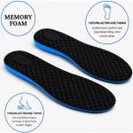 Meerkat Siyah Renkli Ortopedik Memory Foam Ayakkabı Tabanlığı, Hafızalı Tabanlık