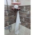 Mef Collection 12'li Otel El Yüz Havlusu Beyaz 50x90 | %100 Pamuklu Baş Havlusu Dayanıklı Bukle - 50 x 90 cm