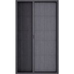 Mef Plise Sineklik Plise Akordion Sürgülü Antrasit Renk Pencere Sineklik MAX ( 0-70 cm x 0-140 cm ) ÖZEL ÖLÇÜ ÜRETİM ✔️PREMİUM KALIN SERİİ ÇERÇEVE