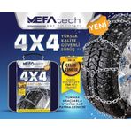 Mefatech 295/45 R19 SUV 4x4 Çelik Gövde Oto Kar Zinciri