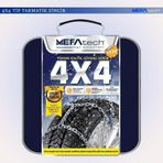 Mefatech Oto Lastik Kar Zinciri 225/55/R19 4x4 Tipi Takmatik Kolay Montaj Binek Suv Minibüs