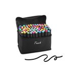 MEFGLOBAL TOUCH MARKER 60 RENK ÇANTALI SET TWİN MARKER