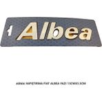 Mefsa Fiat Albea Bagaj Yazısı Arma Yapıştırma 13CMX3.3CM - Gri