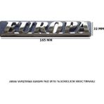 Mefsa R19 Europa Bagaj Yazısı Arma Yapıştırma 16.5cmx3.2cm - Gri