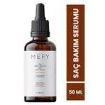 Mefy Saç Bakım Serumu Keratin Biotin E Vitamini A Vitamini Cam Şişe 50 ml