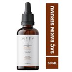 Mefy Saç Bakım Serumu Keratin Biotin E Vitamini A Vitamini Cam Şişe 50 ml