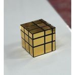 MEGA 3X3X3 Mirror Sihirli Zeka Küpü Geometrik Asimetrik Sarı