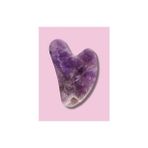 Mega Awm Amethyst Gua Sha Heart