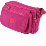 Mega Bag 215 Kipling Kadın Çapraz çanta Pembe - 23 cm + 19 cm (en + boy) - Renkli
