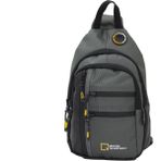 Mega Bag M 1022 Mega Bag Unisex Göğüs Çapraz Çanta, Body Bag - 16x29x6 - Gri