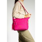Mega Bag M 211 Krinkle Kumaş Omuz Çantası – Yağmura Dayanıklı – Çıkarıılabilir Cüzdanlı Pembe - 044-Pembe - standart
