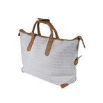 MEGA BAG M 628 Mega Bag El, Omuz Çantası, Seyahat Çantası, Suni Deri Beyaz-Camel